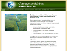 Tablet Screenshot of convergenceadvisors.com